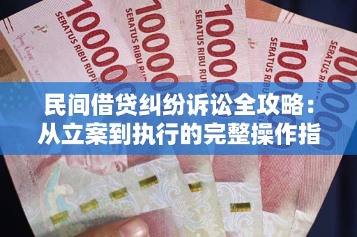 武汉民间借贷纠纷诉讼全攻略：从立案到执行的完整操作指南