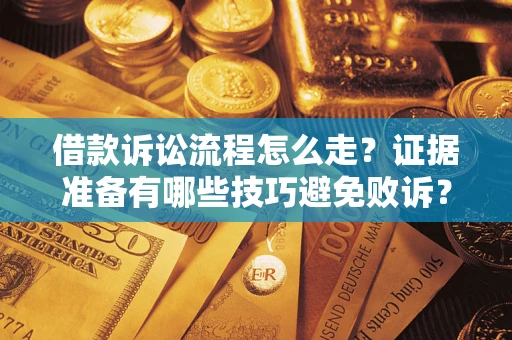 武汉借款诉讼流程怎么走？证据准备有哪些技巧避免败诉？