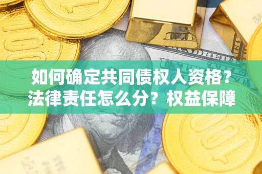 武汉如何确定共同债权人资格？法律责任怎么分？权益保障技巧揭秘！