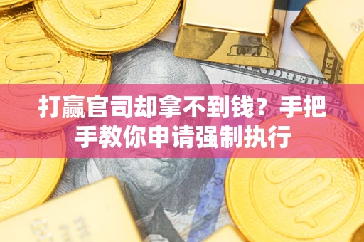武汉打赢官司却拿不到钱？手把手教你申请强制执行