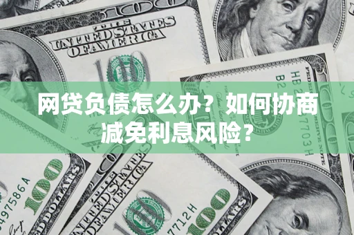 武汉网贷负债怎么办？如何协商减免利息风险？