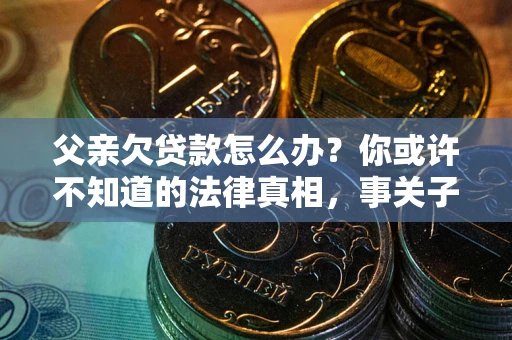 武汉父亲欠贷款怎么办？你或许不知道的法律真相，事关子女未来