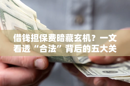 武汉借钱担保费暗藏玄机？一文看透“合法”背后的五大关键陷阱