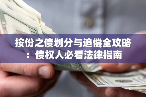 武汉按份之债划分与追偿全攻略：债权人必看法律指南
