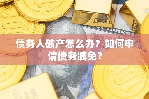 武汉债务人破产怎么办？如何申请债务减免？