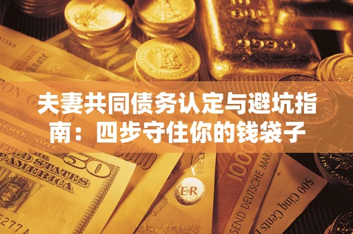 武汉夫妻共同债务认定与避坑指南：四步守住你的钱袋子