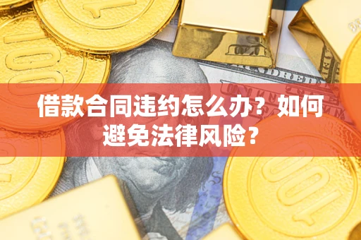武汉借款合同违约怎么办？如何避免法律风险？