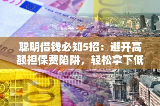 武汉聪明借钱必知5招：避开高额担保费陷阱，轻松拿下低息贷款